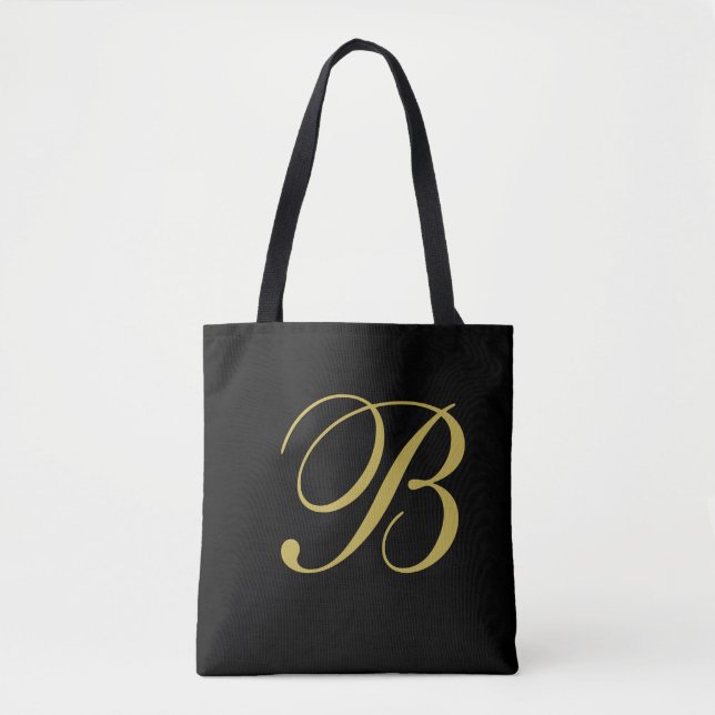 Gold und Black Custom Monogram (Vorderseite)