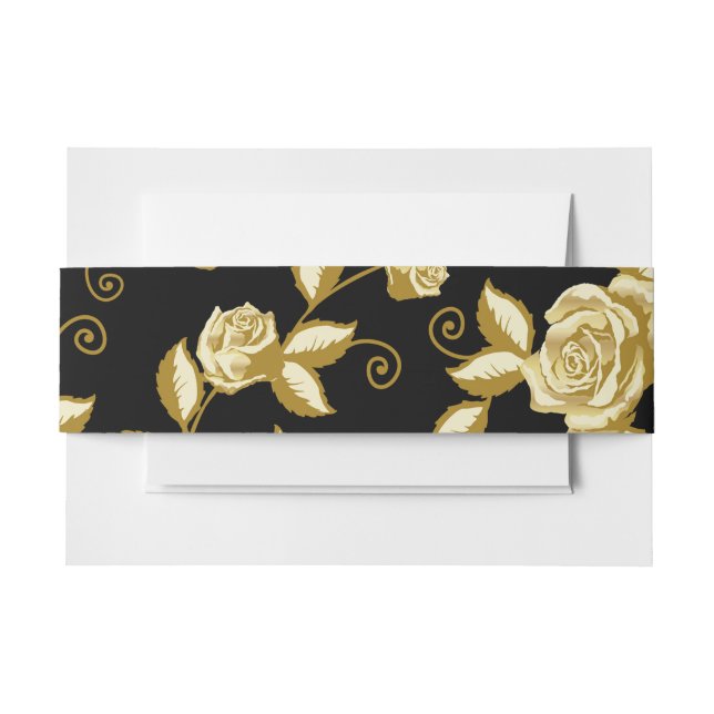Gold und Black Floral Bly Band (Vorderseite Beispiel)