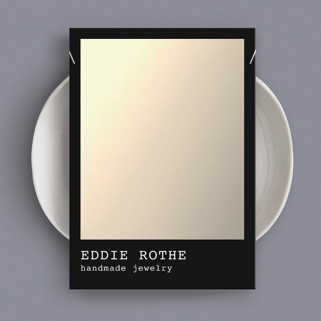 Gold- und Black-Necklace-Display-Visitenkarte Visitenkarte (Von Creator hochgeladen)