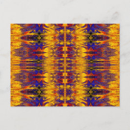 GOLD UND BLAU NASMA 1 POSTKARTE