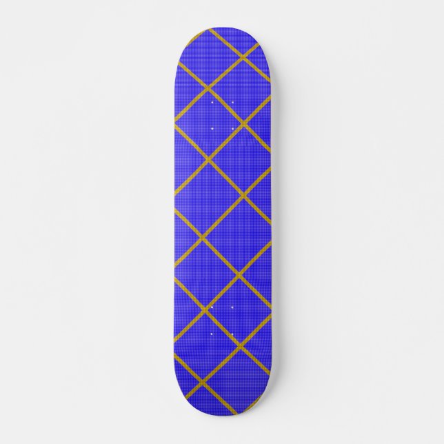 Gold und Blue SkateBoard (Vorne)