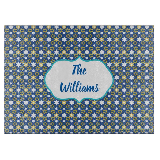 Gold und Blue Star von David Schneidebrett (Vorderseite)