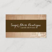 Gold- und Braunbäckerei-Visitenkarte