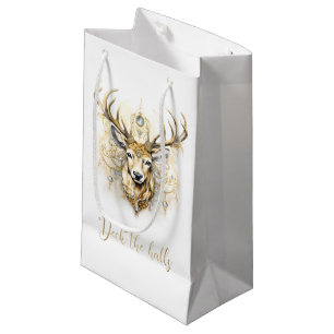 Gold und Diamant Glittery Deer Kleine Geschenktüte
