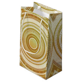 Gold- und Glitter-Mandala Kleine Geschenktüte