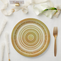 Gold- und Glitter-Mandala