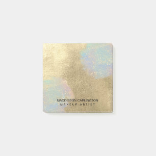 Gold und Glitzer Post-it Klebezettel