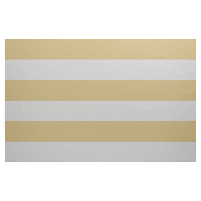 Gold und graue Streifen großen Umfangs Stoff (Yard (91,4 cm))