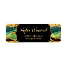 Gold und Green Safari Agate