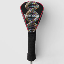 Gold- und Iris-Pearl-Luxus-Wissenschaftsdesign Golf Headcover