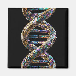 Gold- und Iris-Pearl-Luxus-Wissenschaftsdesign Magnet