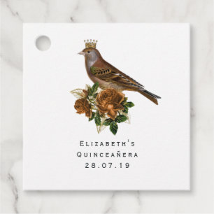 Gold und Kupfer im Vintage Chic Geschenkanhänger
