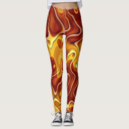 Gold und Kupfer Leggings