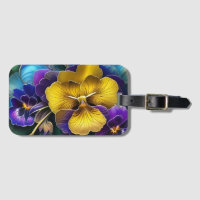 Gold und Lila Pansy Patch
