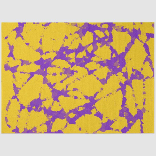 Gold- und Lila Papiere Seidenpapier (Vorderseite)