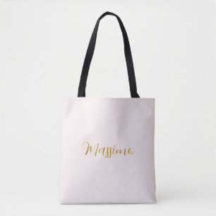 Gold- und Pastellfarbe Kalligrafie Elegant Einfach