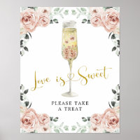 Gold und Pink Dusty Rose Soiree Liebe ist süß