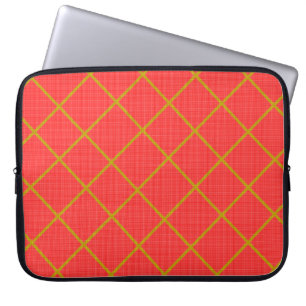 Gold und Red Laptop Sleeve