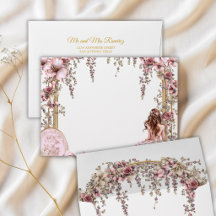 Gold- und Rosé-Tiara-Blumen-Quinceañera