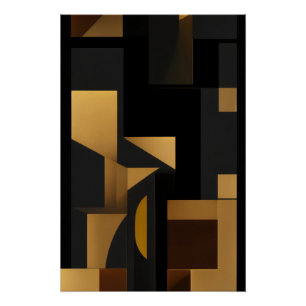 Gold und Schatten: Der Tanz von Formularen Poster
