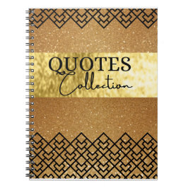 Gold und Schwarz bekommen Ihre Gedanken in einer Z Notizblock