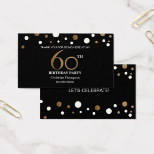 Gold und Schwarz, Danke, Karten