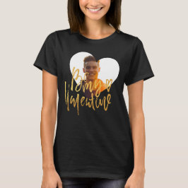 GOLD UND SCHWARZ | SEIN MEINE WERTE | CUSTOM FOTO T-Shirt