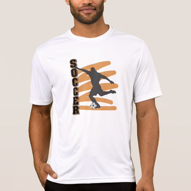 Gold und schwarze männliche T-Shirt (Vorderseite)