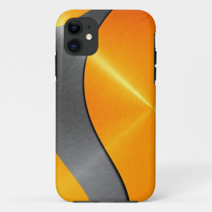 Gold und schwarzes Edelstahl-Metall Case-Mate iPhone Hülle