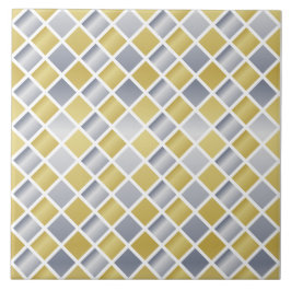 Gold und Silber (Diamond Checkered) Fliese