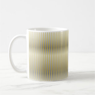 Gold und Silber (Streifen) Kaffeetasse