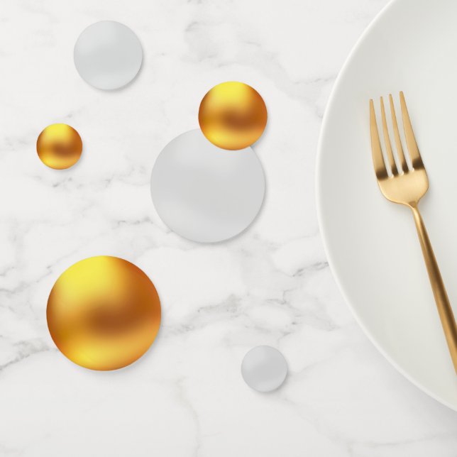 Gold und Silber Tischkonfetti Konfetti (Gruppe)