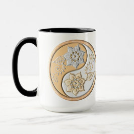 Gold- und Silber-Yin-Yang Tasse