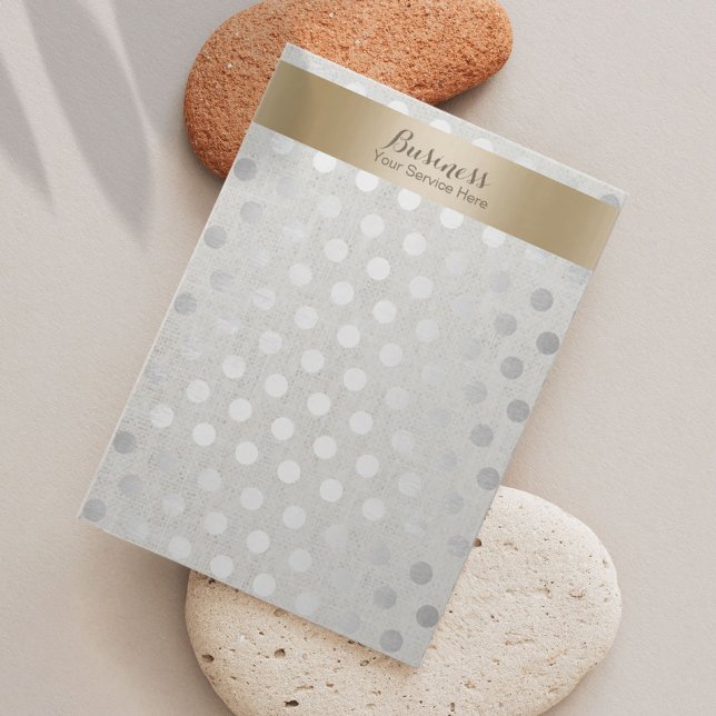 Gold- und Silberdots-Leinenvorführung (Von Creator hochgeladen)