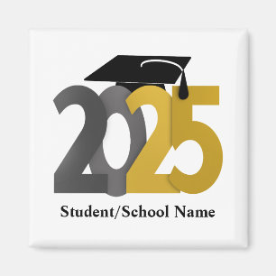 Gold- und Silberklasse des Abschlusses 2025 Magnet