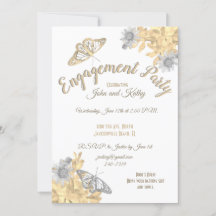 Gold- und Silberschmetterlinge Verlobung