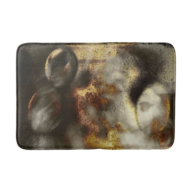 Gold- und Silbersternstaubeffekt Badematte (Vorderseite)