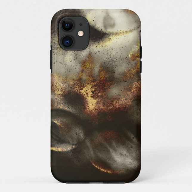 Gold- und Silbersternstaubeffekt Case-Mate iPhone Hülle (Rückseite)