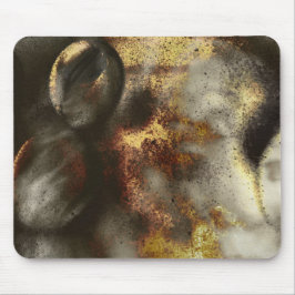 Gold- und Silbersternstaubeffekt Mousepad