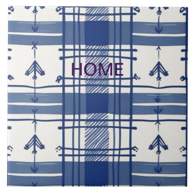 Gold und Weiß abstrakt Fliese (Vorderseite)