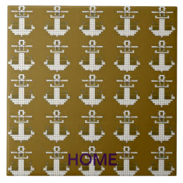 Gold und Weiß abstrakt Fliese