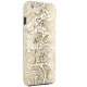 Gold und Weiß, Vintage Blütenpalisley Case-Mate iPhone Hülle (Rückseite/Rechts)