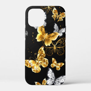 Gold und weiße Schmetterlinge Case-Mate iPhone Hülle
