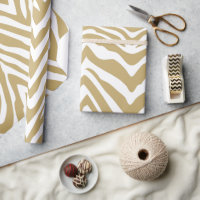 Gold und Weiße Zebrastreifen - Tierwerbung