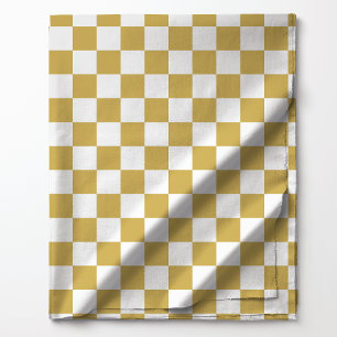 Gold- und Weißkarton Stoff