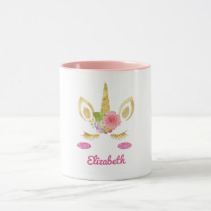 Gold Unicorn Tasse