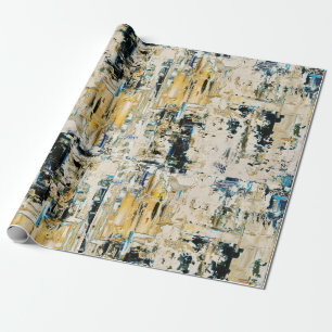 Gold unter Kies-Packpapier Geschenkpapier
