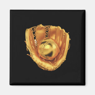 Gold Verkauf Handschuh Ll Trophäe, Gold Softll Han Magnet