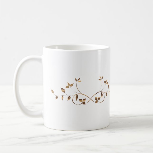 Gold verlässt Tasse (Links)