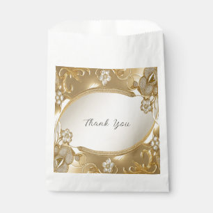 Gold Verziert Floral Fevor Bag Geschenktütchen
